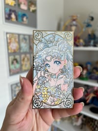 Image 4 of Moonbow Serenity enamel pin 