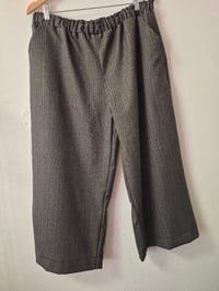 Image 3 of Kylie Jane Pocket Pants-wool pinstripe xl only 