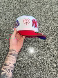 Image 2 of RED WHITE BLUE BRIM NY YANKEES CUSTOM FITTED
