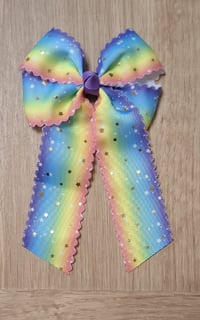 Bright rainbow bows