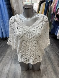 Image 2 of Imogen - Crochet Top With Vest 