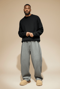 Image 1 of Korean Grey Pant 