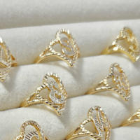 Image 2 of initial Heart Ring  