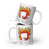 Image 2 of White glossy mug CPTSD