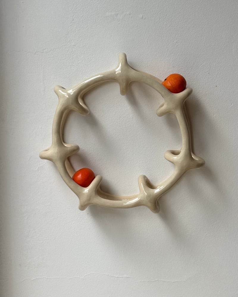 Image of Small wheel glossy beige 