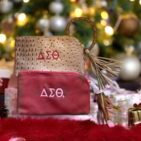 Image 1 of Delta Ring Clutch/ Wristlet (6 Choices)