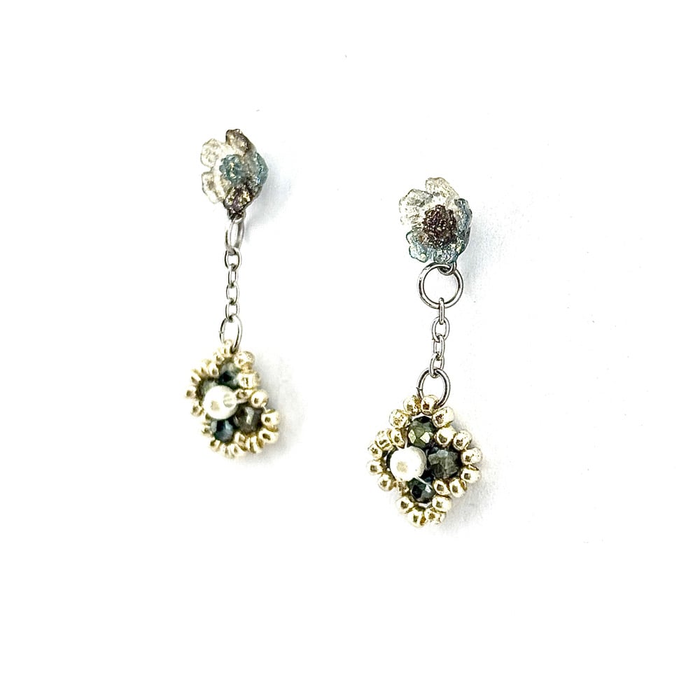Image of Little Hydrangea Earrings