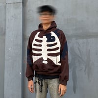 Image 5 of (XL)  Nike Hoodie Skeleton Series Brown “Jaaegger” 559