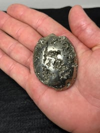 Image 6 of Pyrite Palm Stone #2580