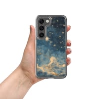 Image 7 of Celestial Night Sky Stars and Clouds Painting Clear Case for Samsung®