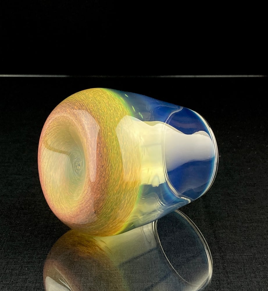 Image of Frit Tumbler - Blue Exotic no. 2 