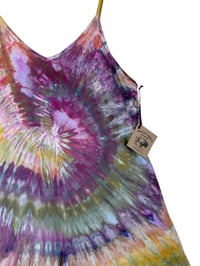 Image 3 of S Woven Wide-Leg Jumpsuit with Pockets in Appalachian Sunset Spiral Ice Dye