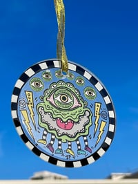Image 5 of Many Eye Monster Glass Ornament