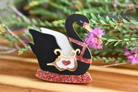 Image 3 of Giselle - Black Swan Carousel Brooch  Pink 