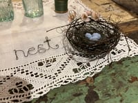 Image 4 of Wire nest with ‘dried blossom’