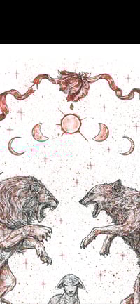 Image 8 of Twilight - The Lion, The Lamb and The Wolf 11x14 Signed Print