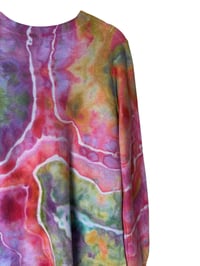 Image 10 of M Ladies Textured Sweater in Euphoria Geode Ice Dye