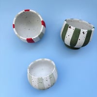 Image 3 of Circus Cup - Medium / Mint, white & red