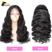 Image 2 of 13x6 HD body wave frontal wigs 