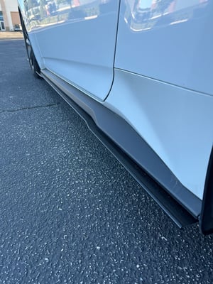 Image of 2024 Ford Mustang “V1” Side skirt extensions