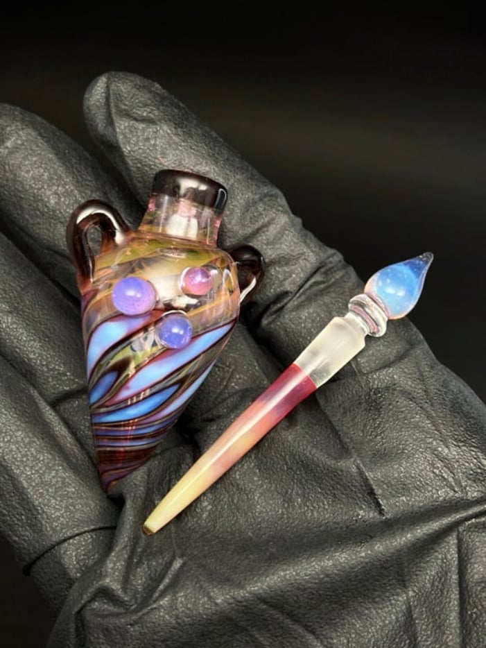 Hanging Amphora Perfume Bottle Image 4