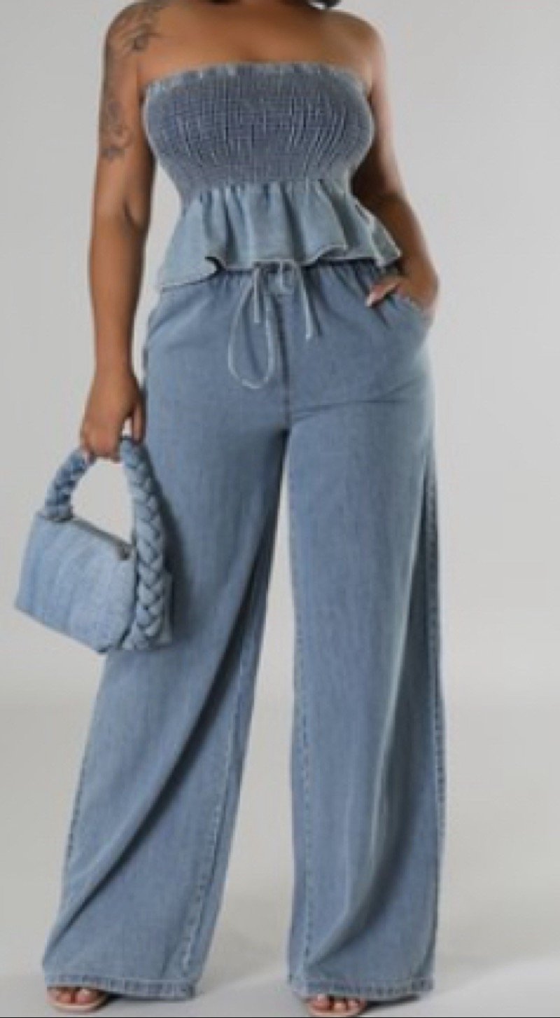 Image of Haley denim set 