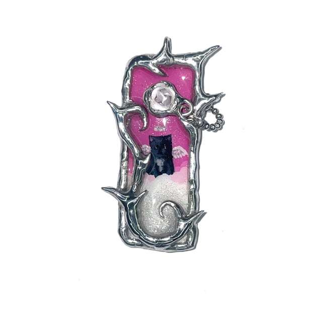 Magnetic Charm: Painted Flowers