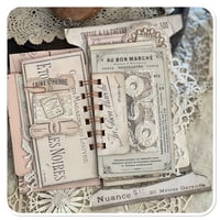 Image 7 of Junk Journal lace samples spool book