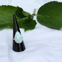 Image 2 of Larimar Teardrop Ring 
