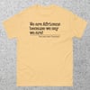 We are Africans Unisex Tee - Black Letters