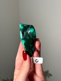 Image 3 of MEDIUM MALACHITE FREEFORMS