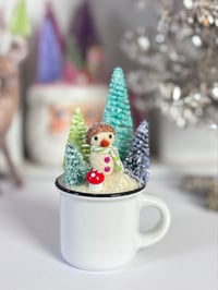 Image 2 of Winter Scene - White Mini Mug