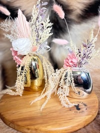Image 2 of  Elegant Gold and Silver Vase Set