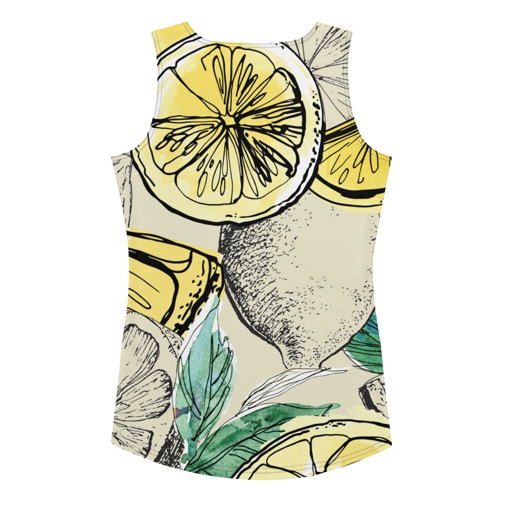 Image of Work Out Lemon Tank Top 