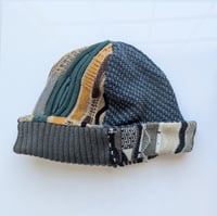 Image 1 of Upcycled Reversible Beanie Cotton Blend 5