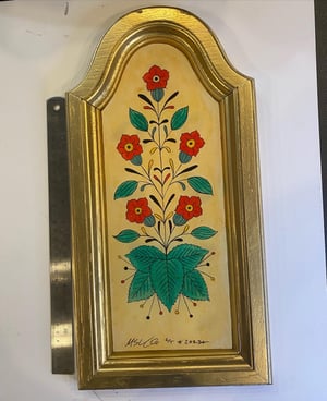 Folk flower wall hanging