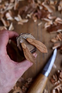 Image 3 of Maple/Sycamore Seed- Earrings 