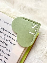 Image 3 of Leather Heart Bookmark