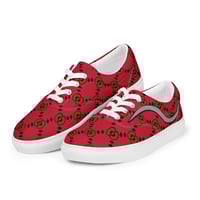 Image 10 of Women's Drip Steppers lace-up canvas shoes
