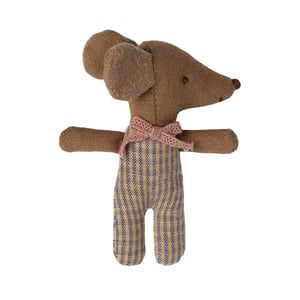 Image of Maileg Sleepy Wakey Baby Mouse in box Rose (PRE-ORDER ETA Late March)