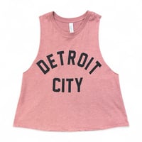 Womens Mauve Crop Tank
