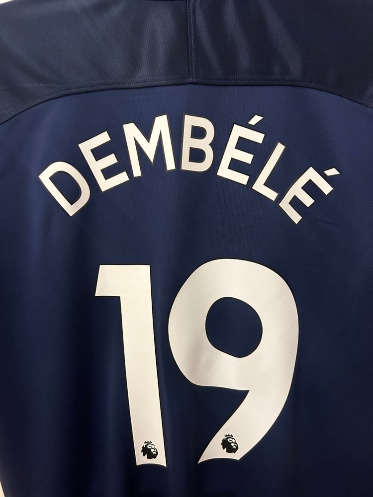 Image of Tottenham Hotspur “DEMBÉLÉ 19” 2017/18 Away Shirt + PL patches (3XL)
