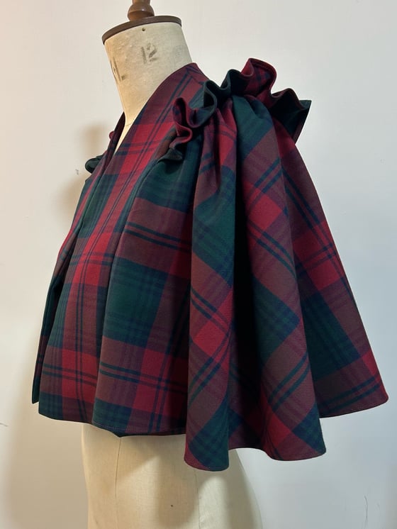 Image of Tartan Shoulder Cape