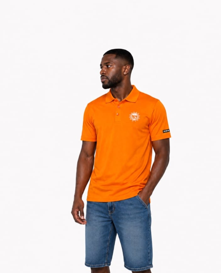 Image of POLO  - ORG/WHT