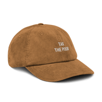 Image 18 of Tax the Poor corduroy cap 