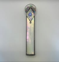 Image 5 of Retroscope: Handmade 10" Stained Glass Kaleidoscope-white