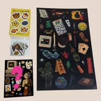 Tic Tac Poster + Mini Print + Sticker Sheet + Stickers