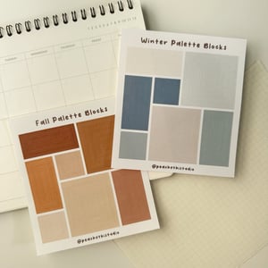 Image of Palette Block Sticker Sheets