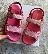 Pink Butterfly Dior Sandals
