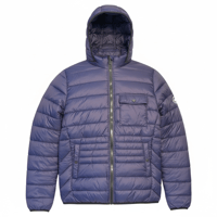 Image 1 of Bamford Padded Jacket in Light Navy 